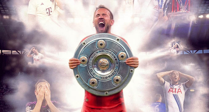 Kane cùng Bayern vô địch Bundesliga 2024/25