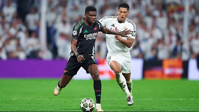 Partey đã chơi rất hay trước Real Madrid=