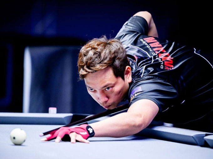 Dương Quốc Hoàng - niềm hi vọng số 1 của billiards Việt Nam tại UK Open 2025 cũng đã có chiến thắng ở vòng 1 (Ảnh: Matchroom Pool)