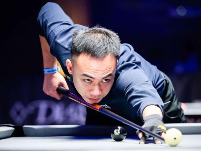 Phạm Phương Nam đã giành quyền vào vòng 3 ở UK Open 2025 (Ảnh: Nam Phạm Billiards)