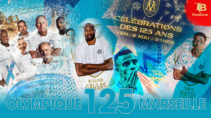 Olympique Marseille đang trong lễ kỷ niệm 125 năm thành lập