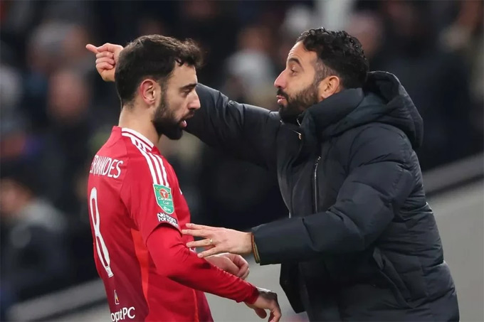 Amorim khẳng định MU không có ý định bán Bruno Fernandes