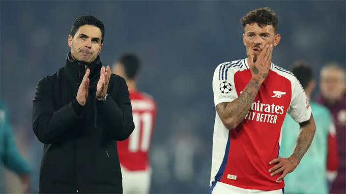 Arteta thêm một mùa giải trắng tay với Arsenal