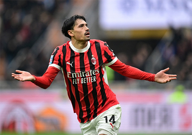 Reijnders đã ghi 10 bàn ở Serie A mùa này
