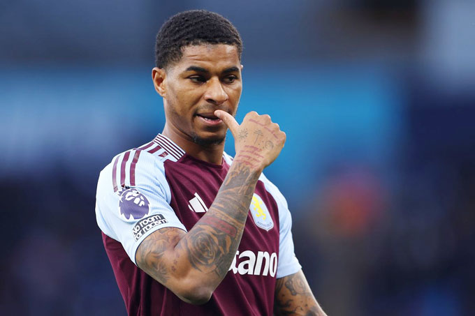 Rashford đang thi đấu tốt trong màu áo Aston Villa nhưng không muốn gắn bó lâu dài
