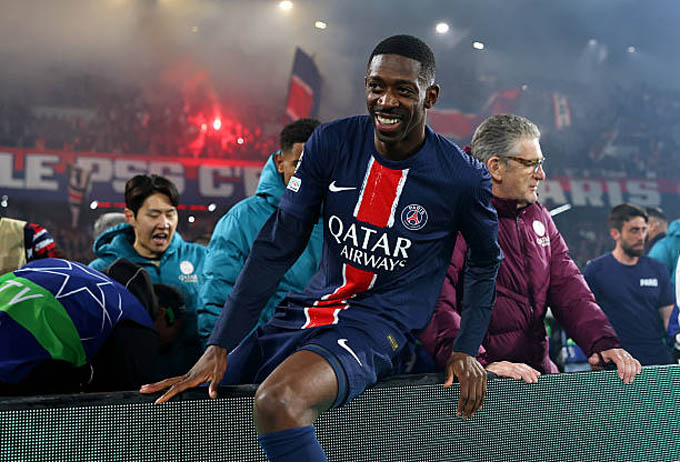 Dembele đã lại tỏa sáng giúp PSG vào chung kết Champions League