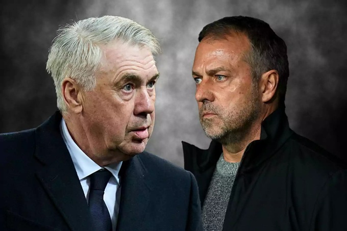 Sau 3 lần toàn thua ở mùa giải này, liệu Ancelotti có thắng được Hansi Flick?