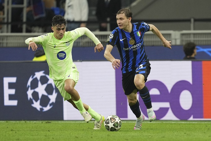 Nicolo Barella đã hạn chế khá nhiều Pedri ở trận bán kết lượt về Champions League
