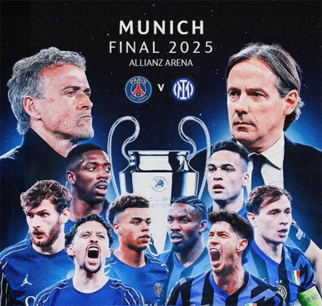 Trận chung kết Champions League 2024/25 được tổ chức trên sân Allianz Arena 