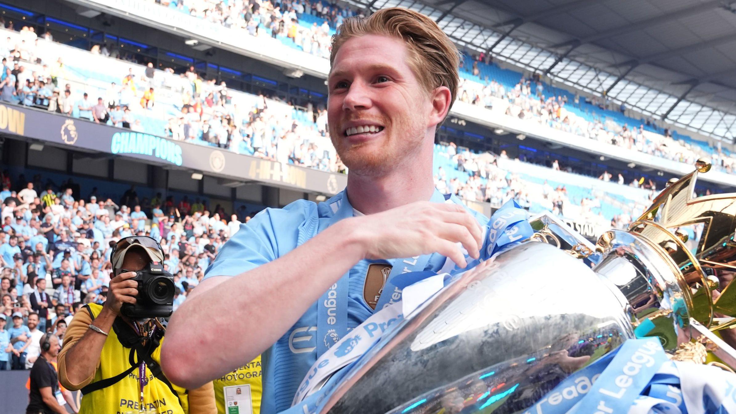 De Bruyne đã dẫn dắt Man City đến 4 chức vô địch Premier League liên tiếp