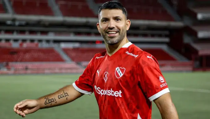 Sergio Aguero từng chơi cho Independiente