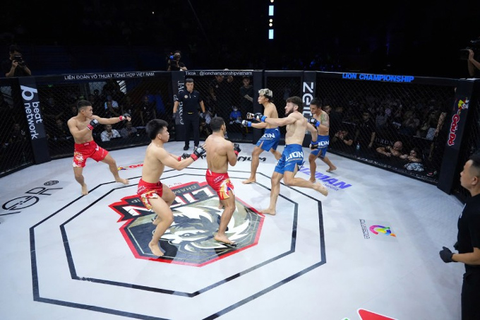 Hình thức 3 vs 3 lần đầu tiên xuất hiện tại MMA Việt Nam - Ảnh: LC22