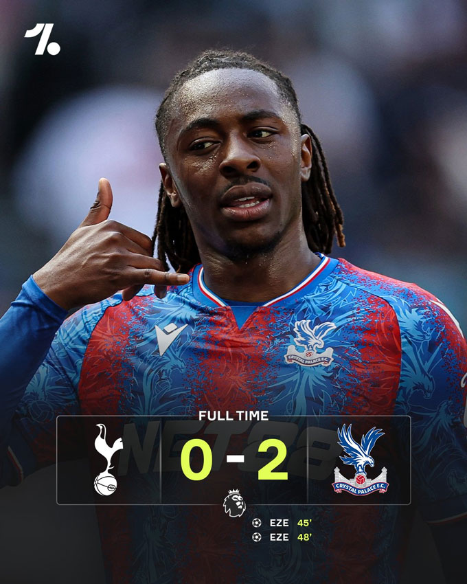 Tottenham thua đau trên sân nhà