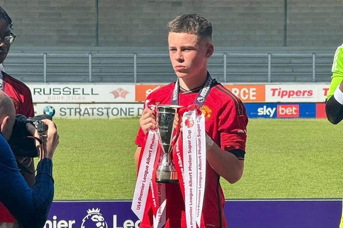 Kai Rooney đang chơi rất hay ở đội trẻ MU