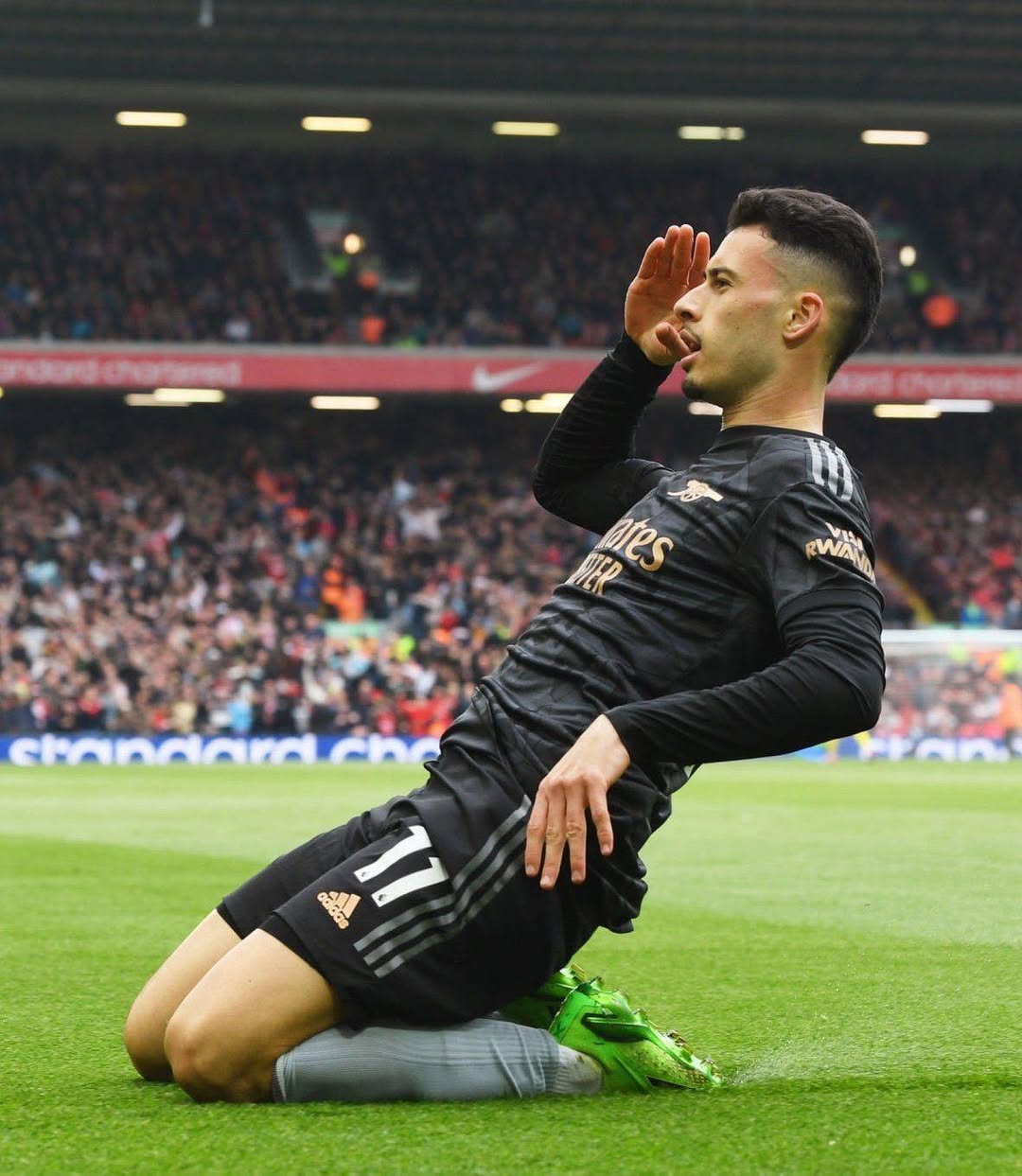 Martinelli đã 6 lần sút tung lưới Liverpool trong 12 trận trên mọi đấu trường