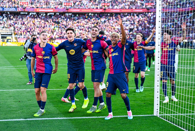 Barca gần như đã chạm tay vào chức vô địch La Liga 2024/25