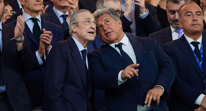 Perez từ chối dự khán để phản đối quyết định xử trắng án Barca trong vụ "mua dịch vụ tư vấn" trọng tài.