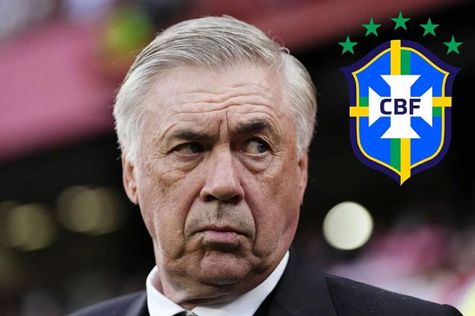 Carlo Ancelotti dẫn dắt ĐT Brazil 