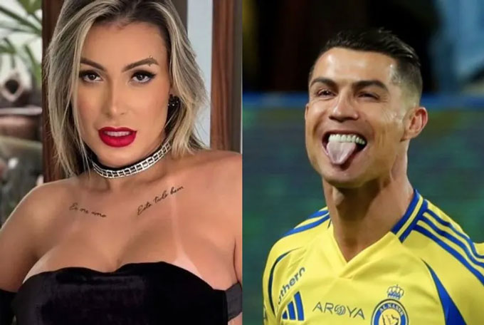  Andressa Urach có mối quan hệ ngắn ngủi với Ronaldo