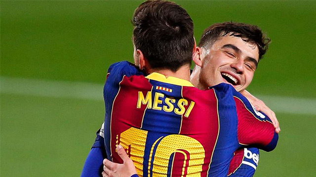 Pedri đã chơi 199 trận cho Barca