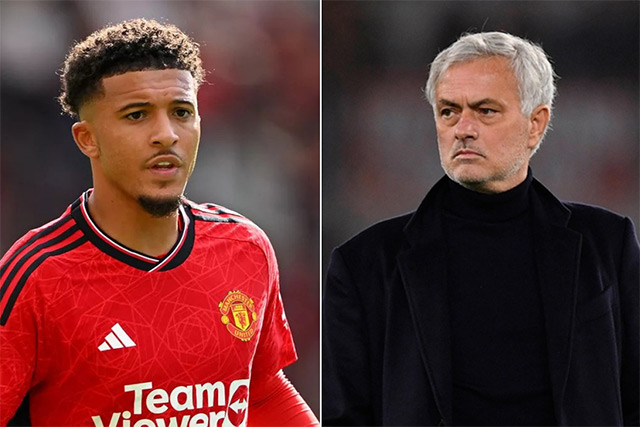HLV Mourinho đang muốn có sự phục vụ của Sancho