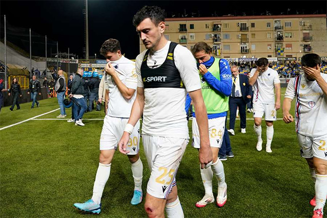 Sampdoria cán đích ở vị trí thứ 18 trên BXH