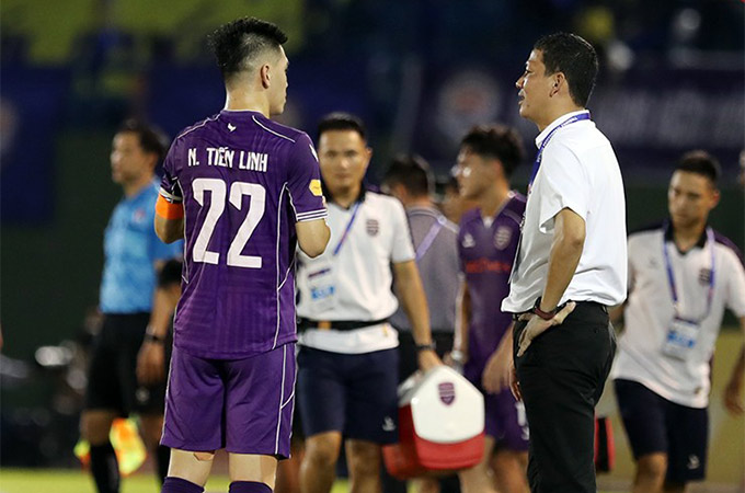 Xuất hiện tin đồn Tiến Linh sẽ rời Bình Dương sau khi mùa giải năm nay khép lại - Ảnh: Anh Khoa 