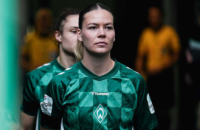 Juliane Wirtz là cầu thủ đáng chú ý trong đội hình Werder Bremen 