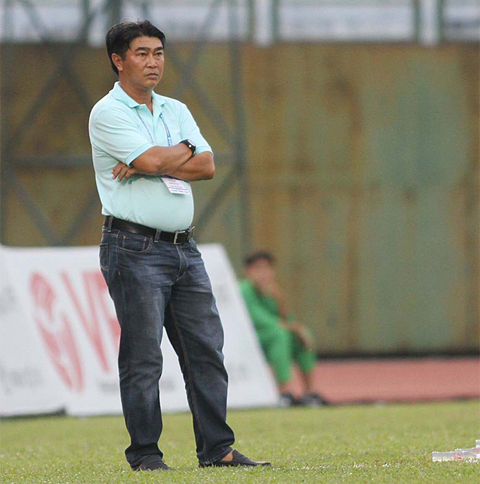HLV Trần Minh Chiến. Ảnh: Minh Tuấn