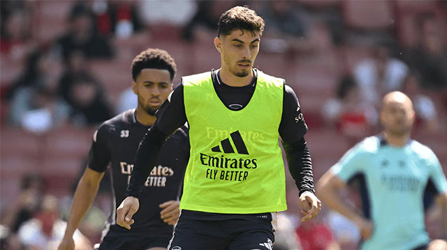 Havertz đã trở lại tập luyện sau nhiều tháng dưỡng thương