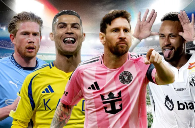 Rất nhiều ngôi sao lừng danh như De Bruyne, Ronaldo, Messi và Neymar sắp thành cầu thủ tự do