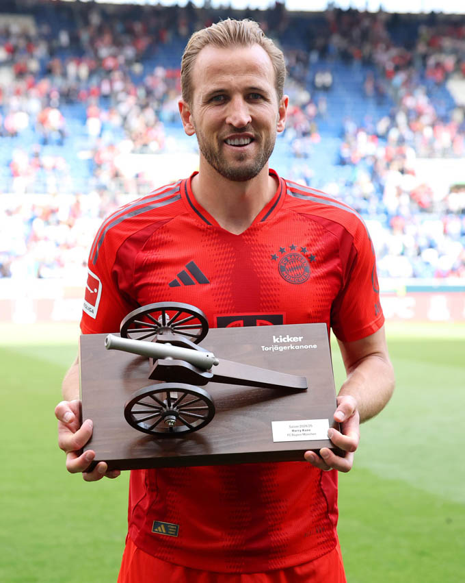 Kane giành giải Vua phá lưới Bundesliga