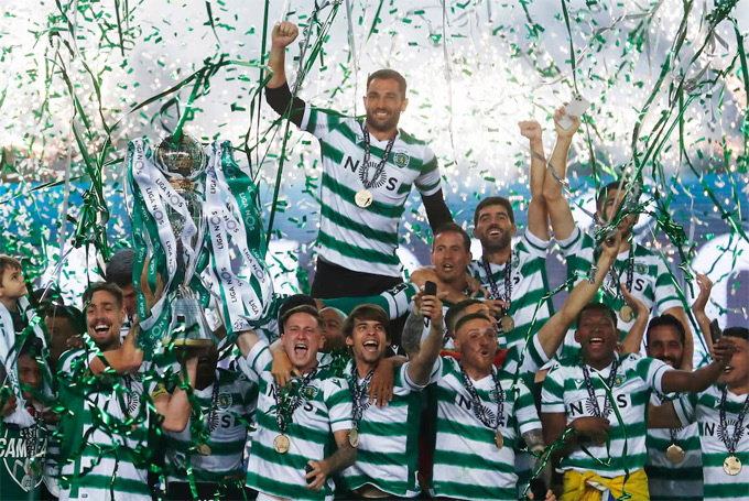 Sporting Lisbon lần thứ 21 đăng quang tại Bồ Đào Nha