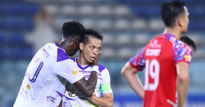 Hàng công Hà Nội FC đã có một trận đấu bùng nổ 