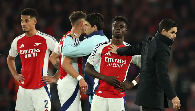 Cầu thủ Arsenal có dấu hiệu xuống tinh thần trong các trận gần đây