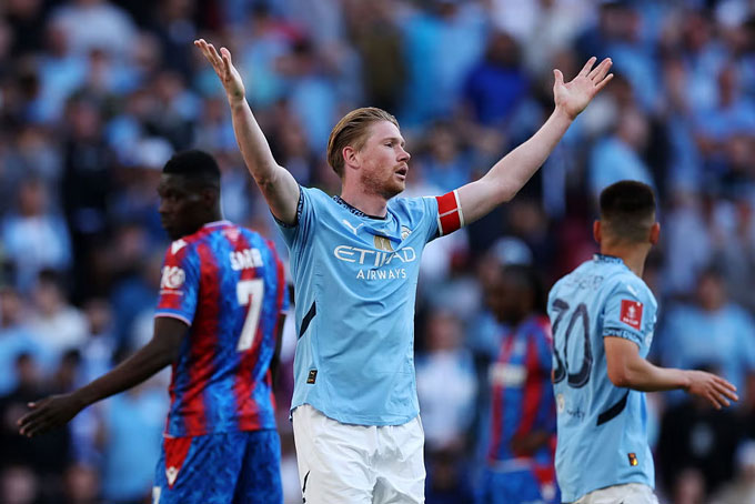 Man City thua đau Palace ở chung kết FA Cup