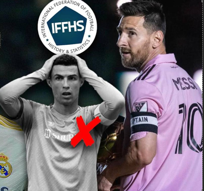 Messi bỏ xa Ronaldo