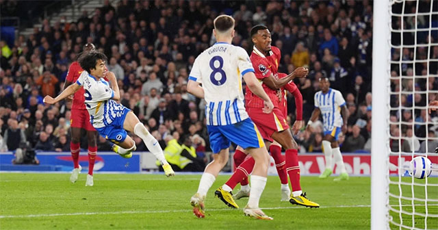 Brighton xuất sắc lội ngược dòng trước Liverpool