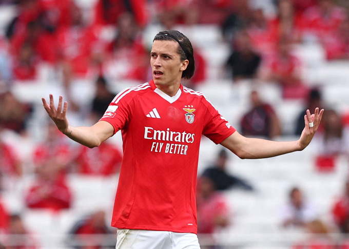 Carreras đã chơi rất hay trong màu áo Benfica