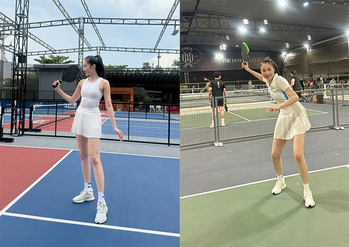 Thu An cũng rất đam mê pickleball