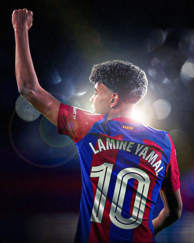 Yamal sẽ khoác áo số 10 của Barca từ mùa tới