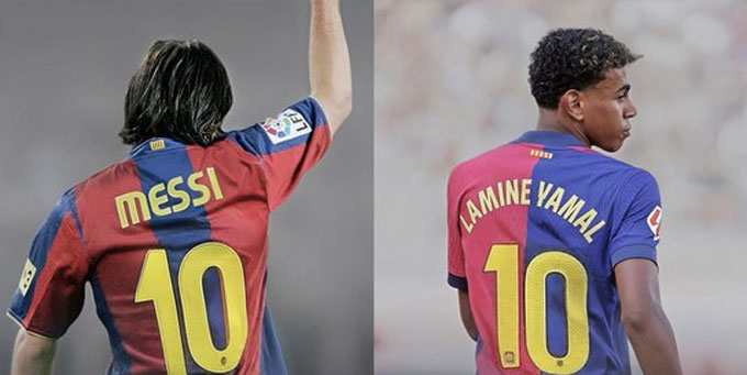 Yamal sẽ chính thức trở thành người kế nhiệm của Messi