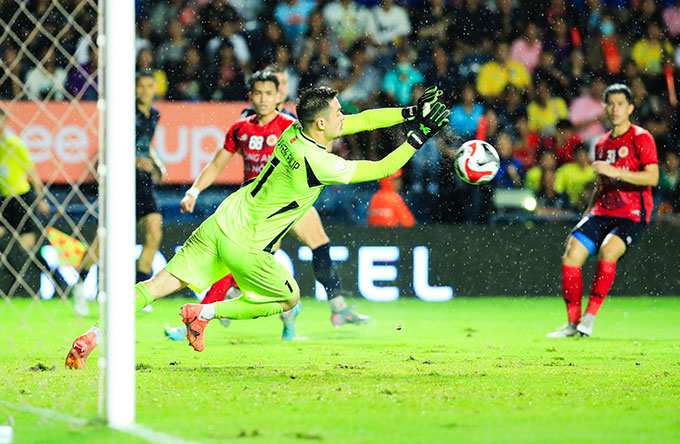Filip Nguyễn không may mắn - Ảnh: Công an Hà Nội FC 