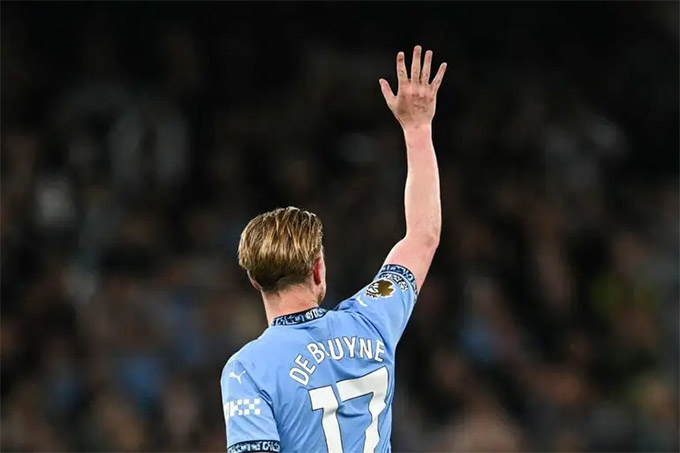 De Bruyne đã có trận đấu thứ 421 và là trận cuối cùng trong màu áo Man City
