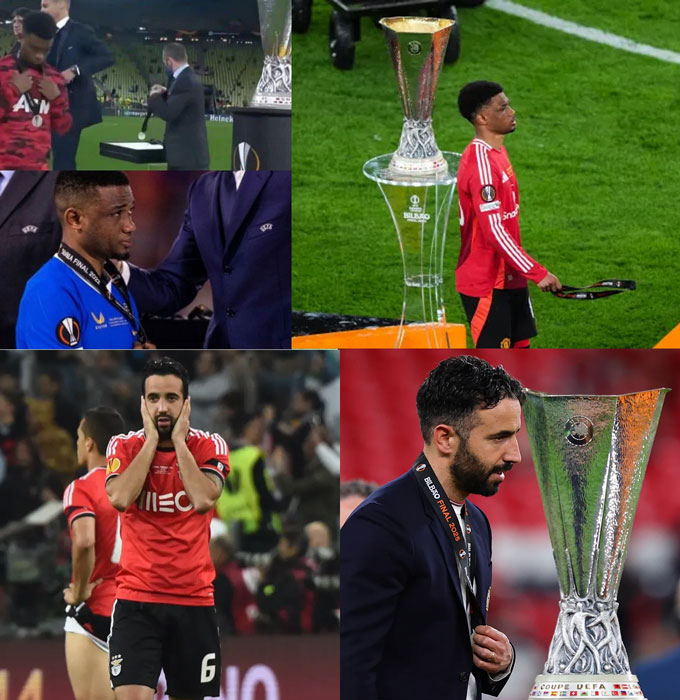 Diallo có 3 lần về nhì ở Europa League trong khi Amorim cũng đã 2 lần ngậm ngùi