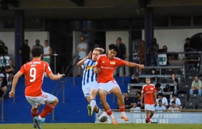 Kelvin Cao đang dần chứng tỏ khả năng tại Union Berlin