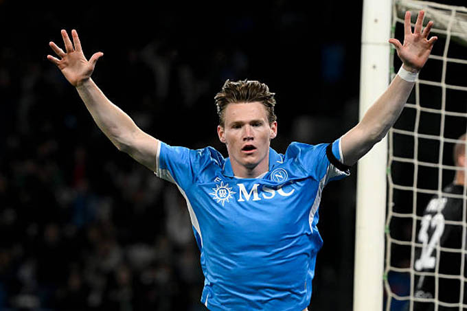McTominay đang có mùa giải bùng nổ ở Serie A