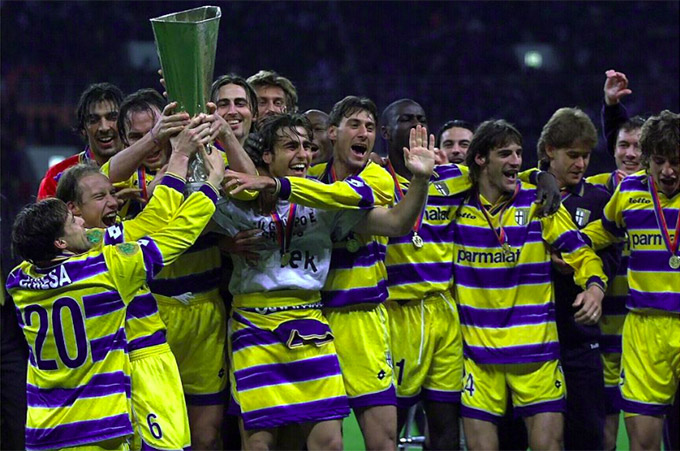 Parma nhiều lần lên ngôi ở châu Âu, nhưng chưa từng vô địch Serie A