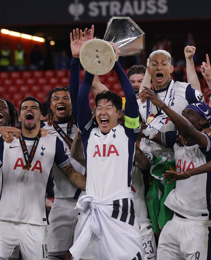 Son Heung-min vô địch Europa League cùng Tottenham
