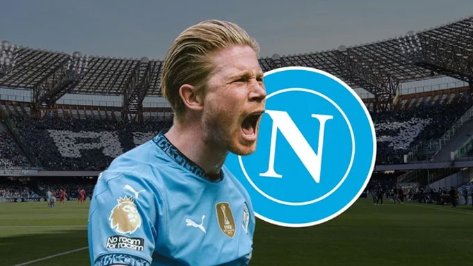 De Bruyne được cho là đã đạt thỏa thuận gia nhập Napoli